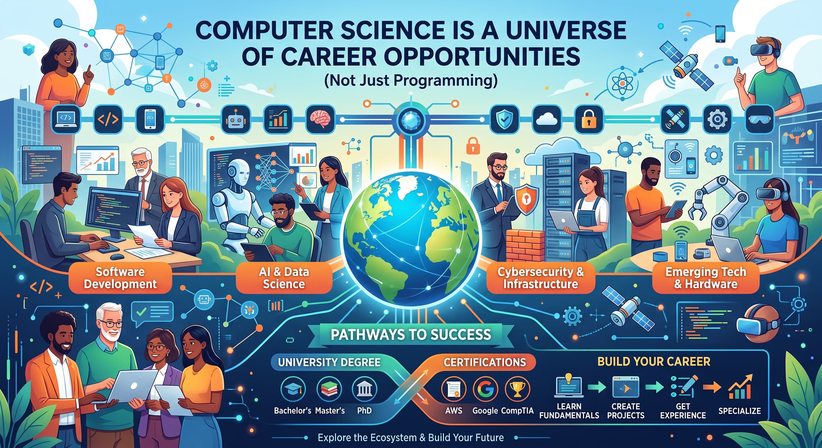 Tech Roles & Career Paths in Computer Science